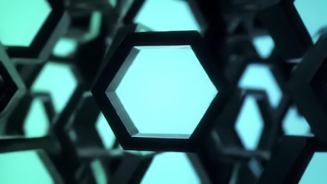 fondo de patrón hexagonal abstracto