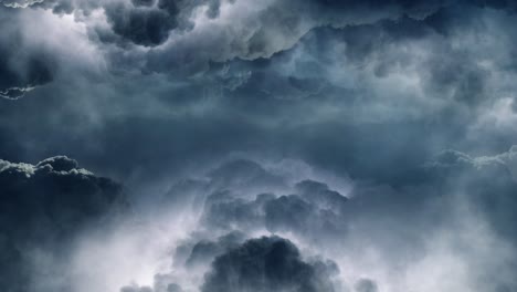 cumulonimbus clouds moving in the sky, a thunderstorm