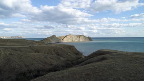 coastal landscape with cliffs and ocean view