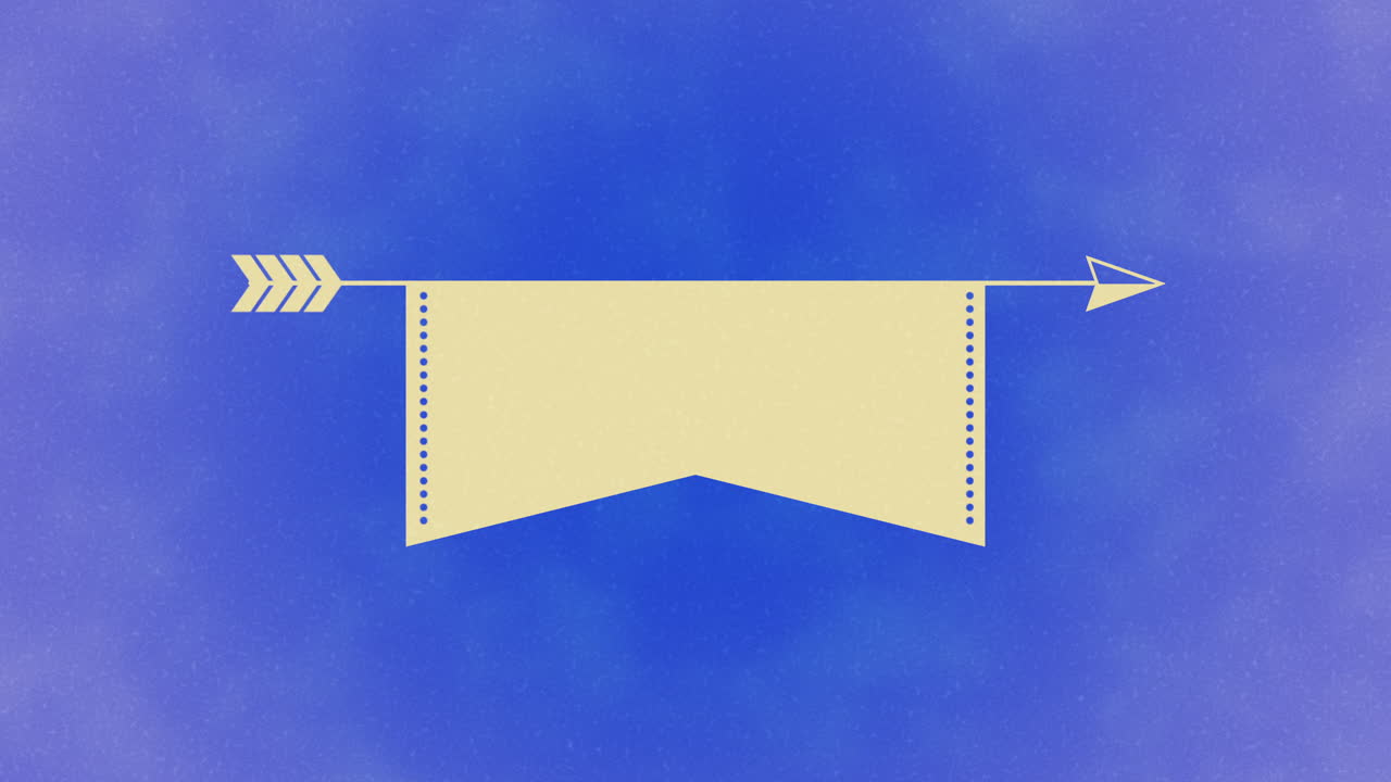 블루 발렌타인 배경에 애니메이션 근접 촬영 로맨틱 화살표와 리본