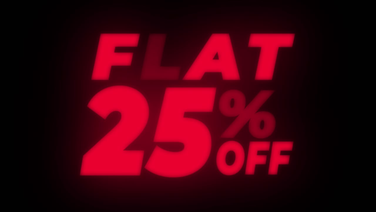 Flat 25% Off Promotion