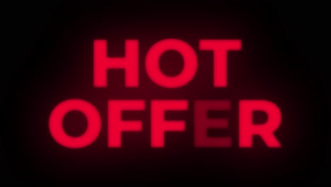 hot offer neon sign