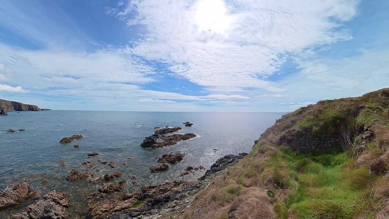 Dramatic Coastal walk in Summer Copper Coast Waterford Ireland Epic Locations