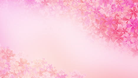 abstract floral pastel pink motion background animation in the style of a watercolor painting. looped. copy space.