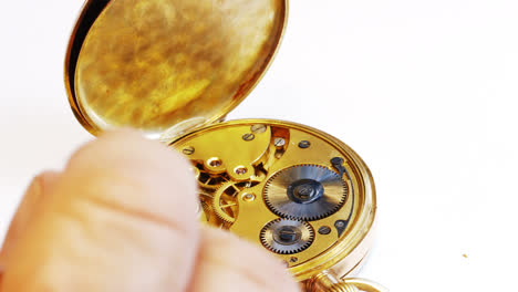 Horologist-repairing-a-pocket-watch