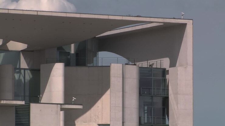 Piano medio del Bundeskanzleramt a Berlino, Germania