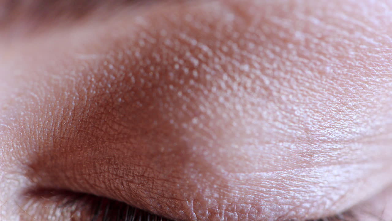 건강 관리를 위한 매크로 눈, 클로즈업 아이리스 및 시력