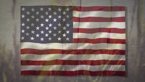 US-flag-waving-against-grass-in-background