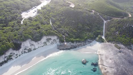 Elephant-Rocks-Es-Una-Playa-Protegida-En-El-Oeste-De-Australia