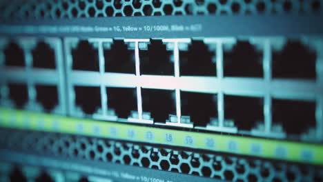 Smooth camera panning across multiple ports of ethernet internet switch