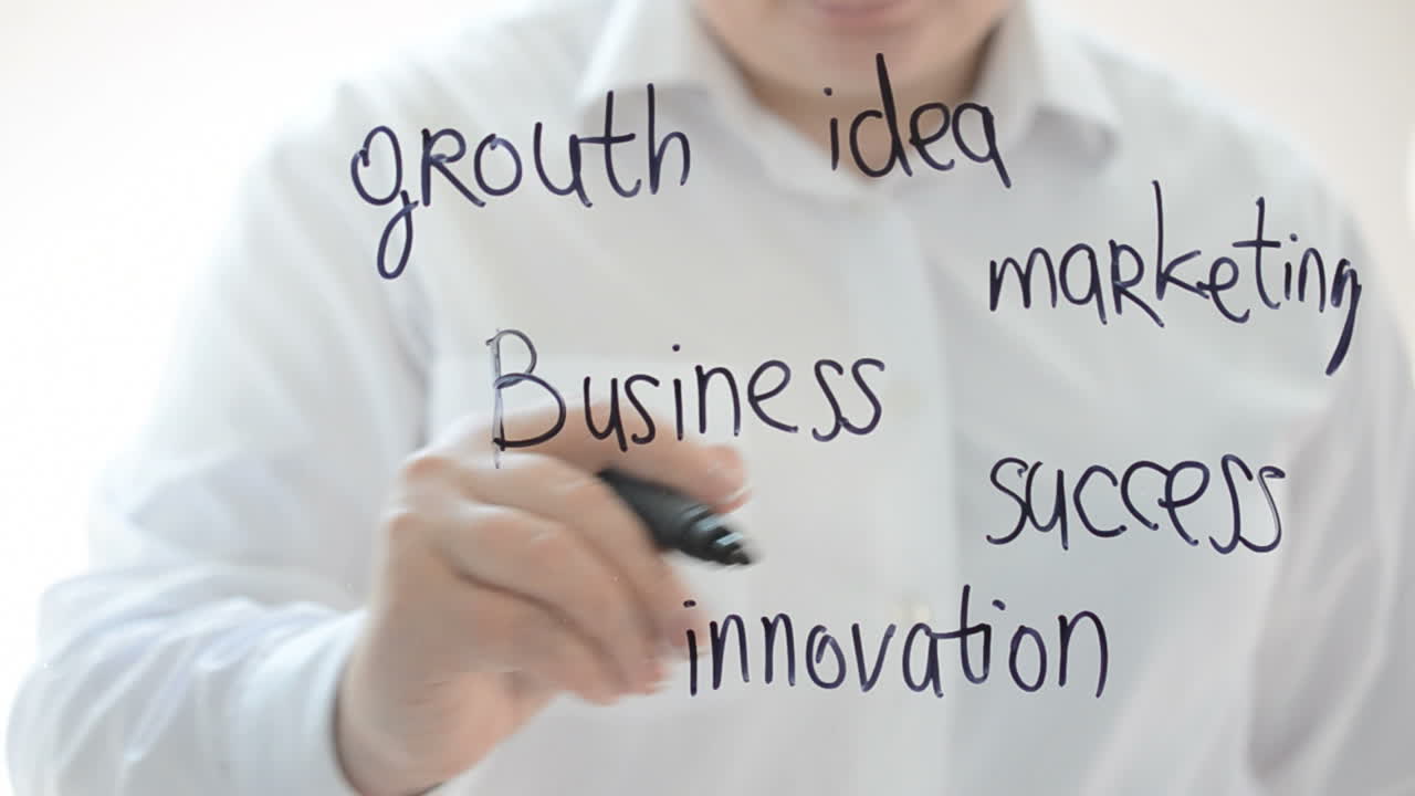 Business strategy. We draw a marker