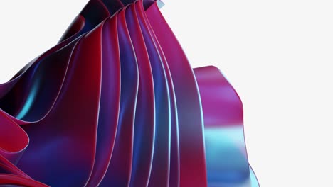 ethereal flow of colors purple and red