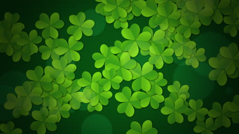 Animation-Saint-Patricks-Day-Urlaub-Hintergrund-Mit-Bewegung-Grüne-Kleeblätter-1