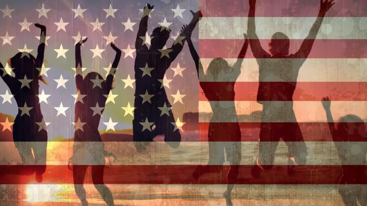 Jumping at the beach video