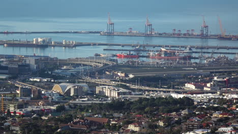 Puerto-De-Ciudad-Del-Cabo,-Sudáfrica