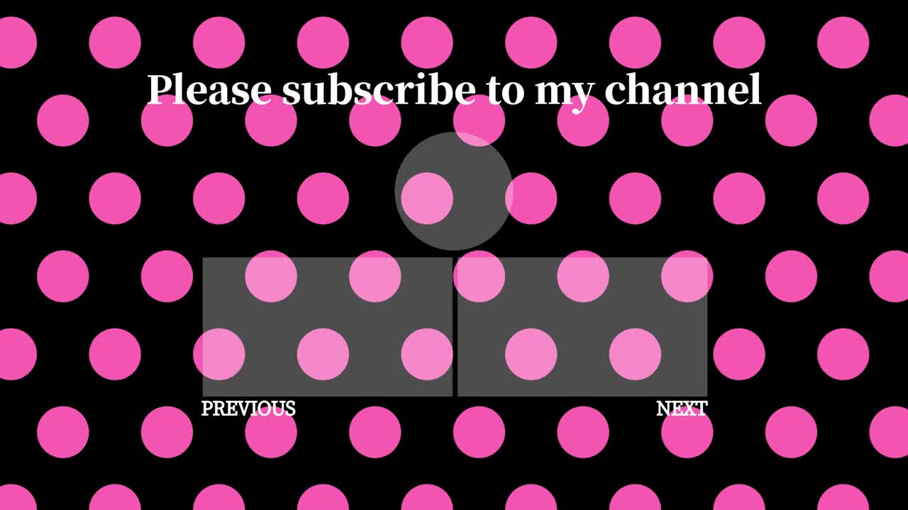 작은 점 배경 엔드 카드 엔딩 스크린 모션 그래픽