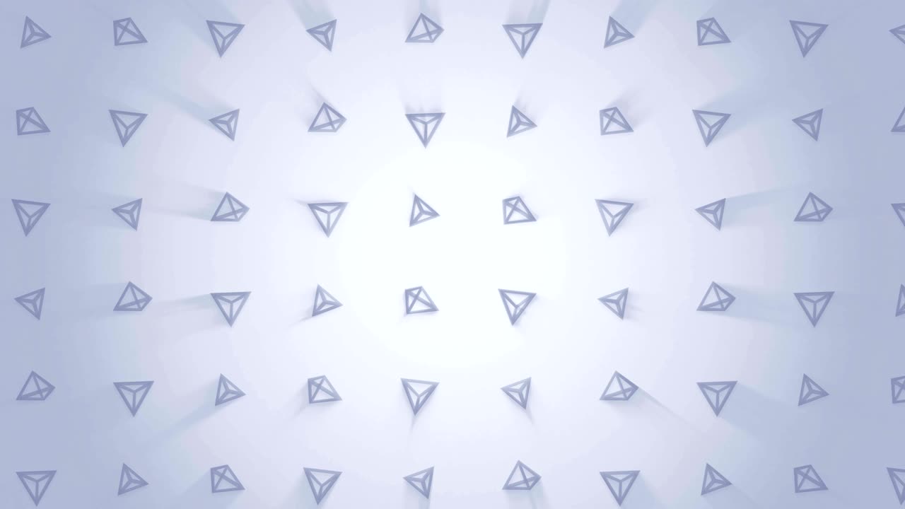 기하학적 피라미드 패턴, 피라미드의 춤, 비즈니스 기호 루프 애니메이션, 비즈니스 네트워크 디자인