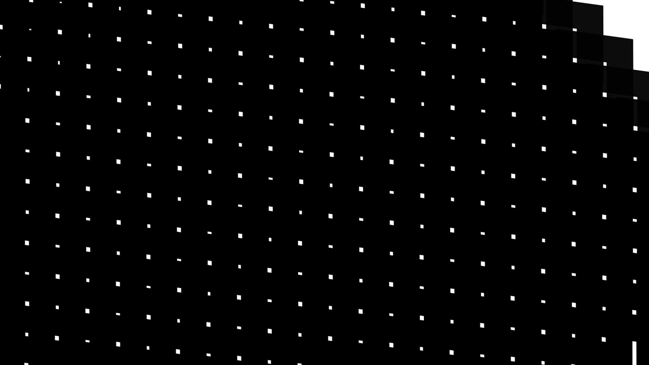 Expanding Geometric Grid Pattern with White Dots Animation