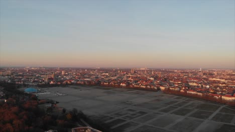 Alemania,-Munich,-Tarde,-Desde-Arriba-Con-Un-Dji-Mavic-Air-A-4k-30fps