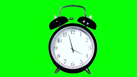 el lapso de tiempo del reloj sobre la pantalla verde