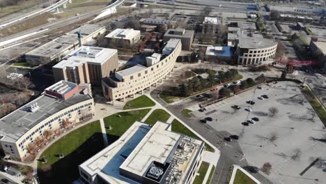 Columbus-State-Community-College---Columbus,-Ohio---Aerial-drone