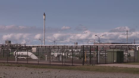 Tubes-in-Gassco-plant-or-terminal-in-Emden,-Germany