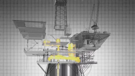 Plataforma-De-Procesamiento-Central-De-Petróleo-Y-Gas-De-Rotación-De-Bucle