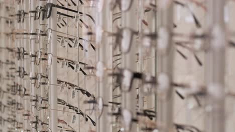 exhibición de gafas
