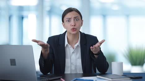 Angry-Indian-female-manager-shouting-on-someone