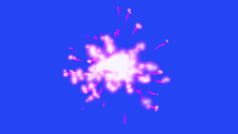 pink explosion effect