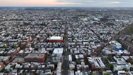 High-aerial-of-American-city