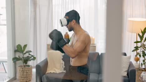 Metaverse,-vr-or-boxing-man-in-fitness-workout