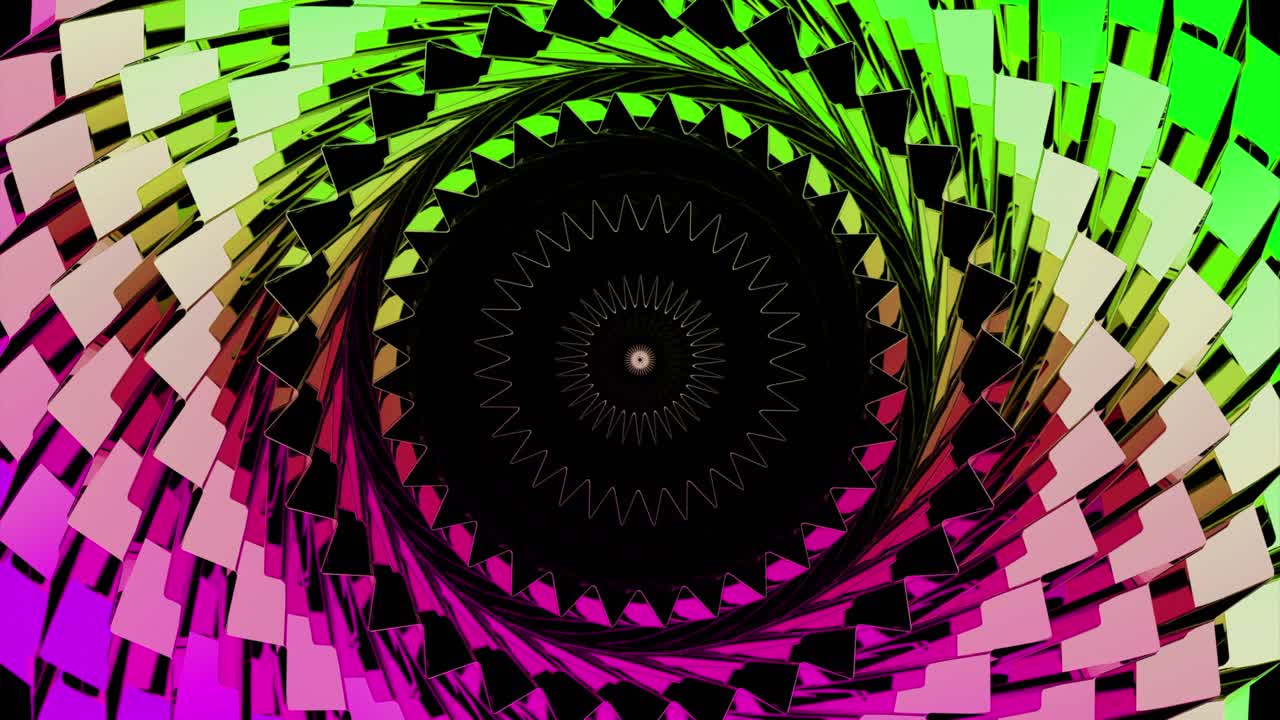 patrón de espiral psicodélico