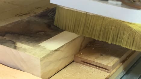 flattening wooden board on the cnc machine-2