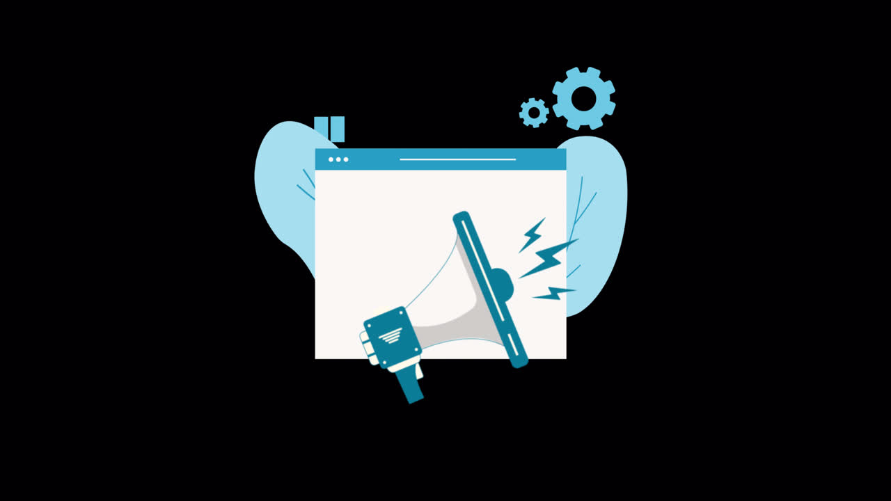 Digital Marketing and Promotion with Megaphone and Web Browser