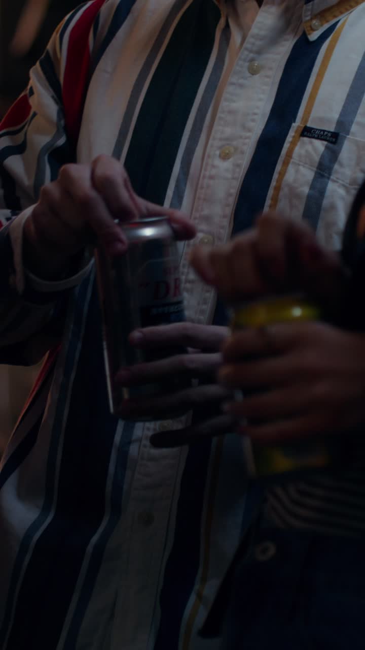 Friends Holding Drinks