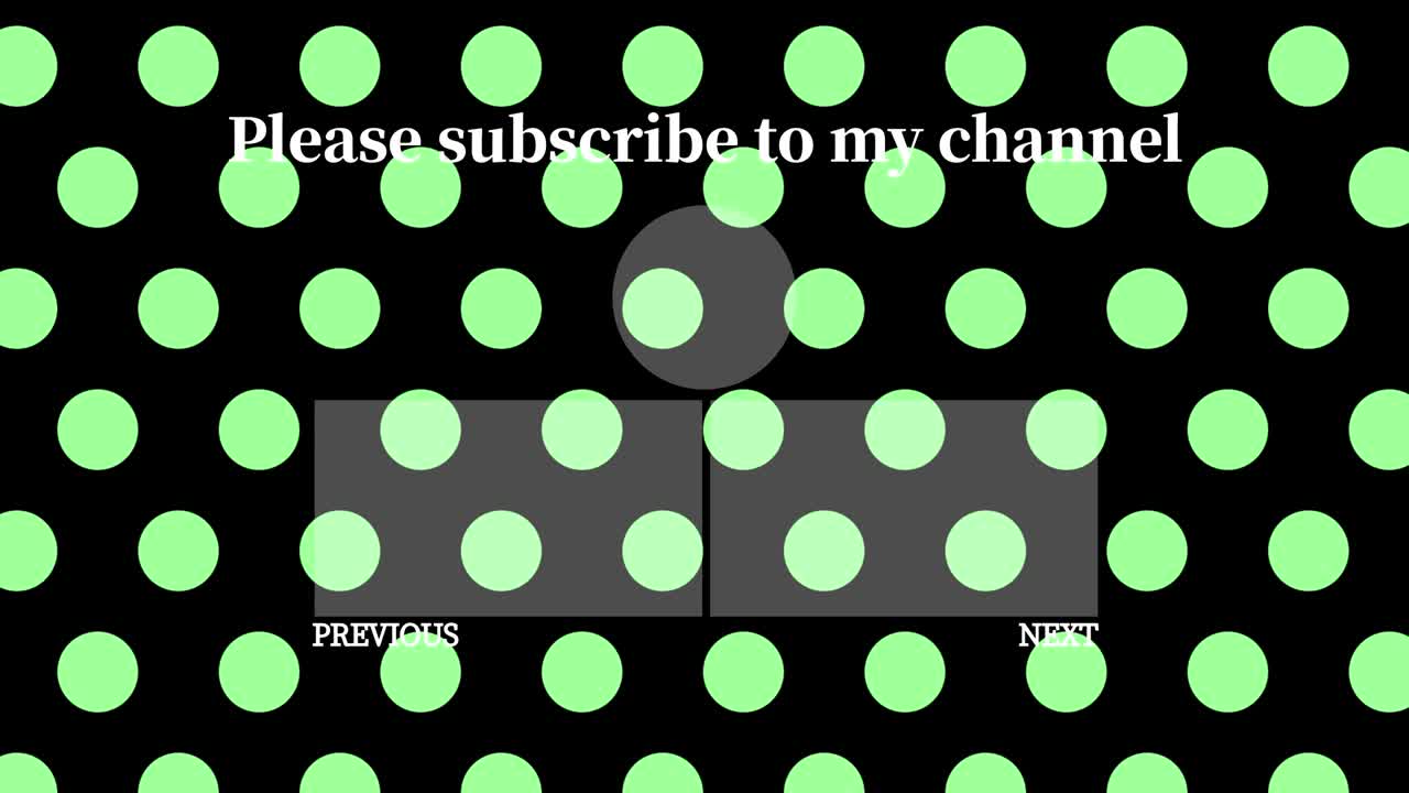 작은 점 배경 엔드 카드 엔딩 스크린 모션 그래픽