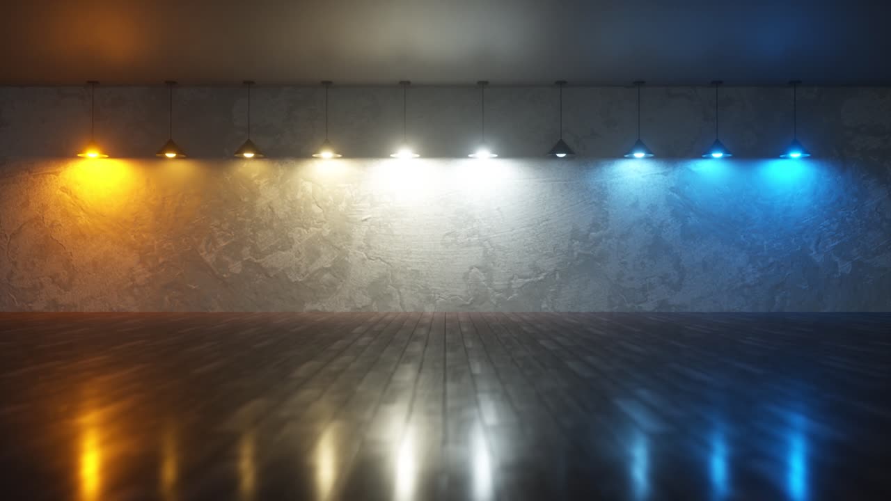 comparación de diferentes temperaturas de la luz