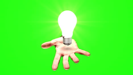 Hand-presenting-light-bulb-