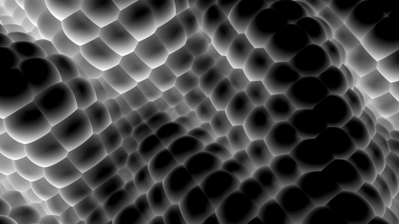 Abstract Spheres Large (Black)