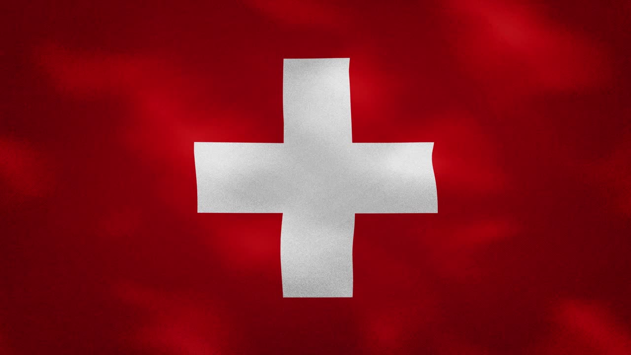 Swiss dense flag fabric wavers, background loop