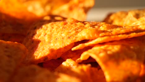 close-up of tortilla chips