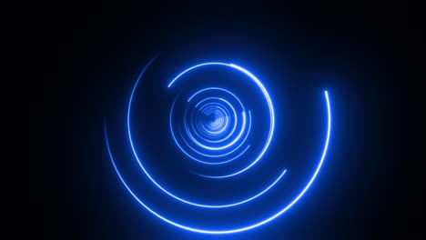 túnel de neón abstracto