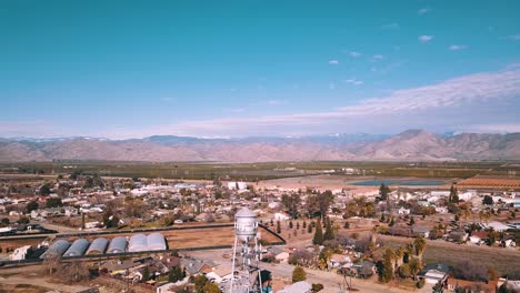 water tank from the city of orange cove