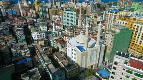 vista aérea de la mezquita al jumaa en dar es salaam