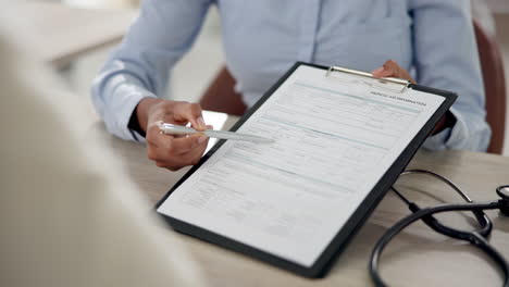medical consultation with a healthcare professional