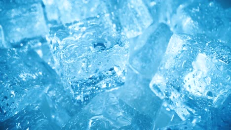 ice cubes closeup, abstract background.