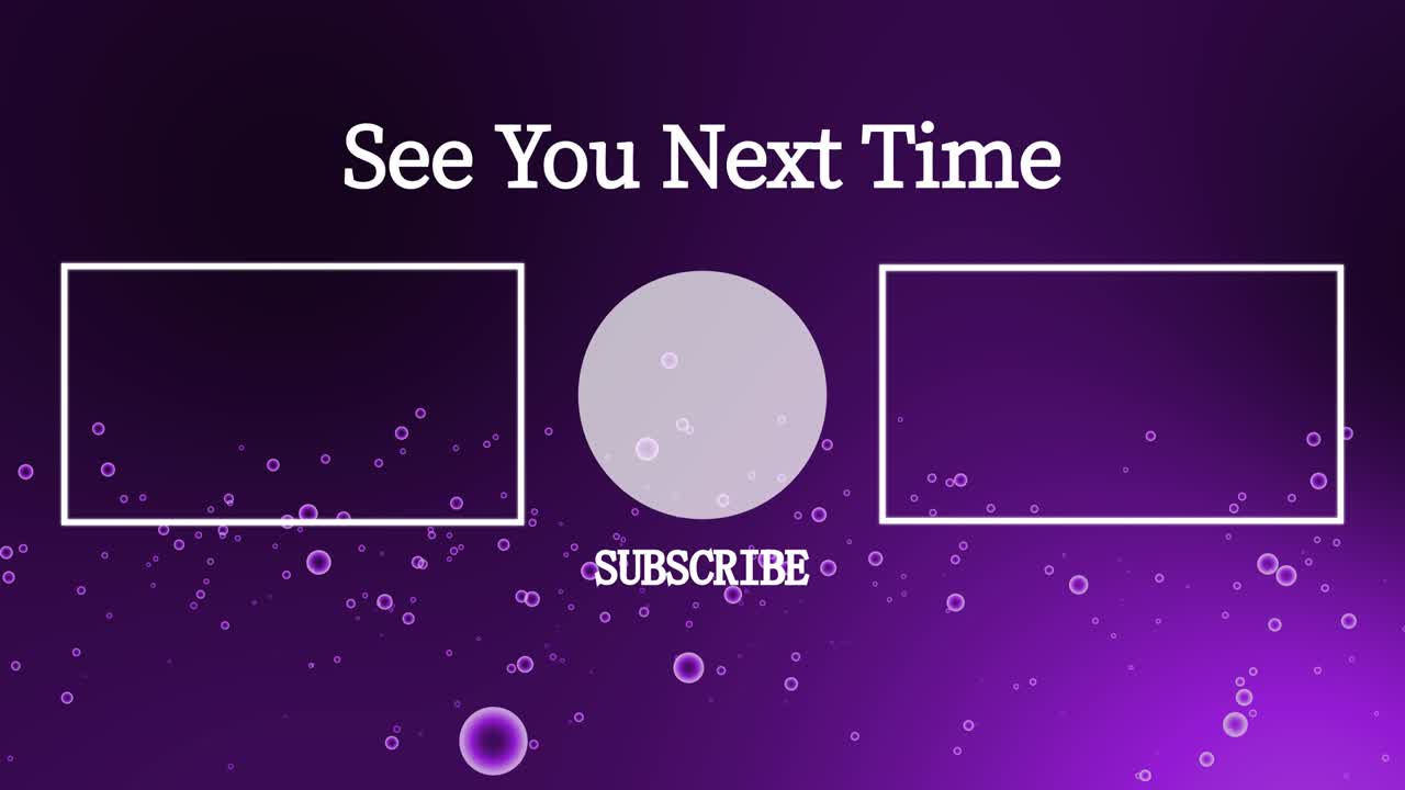 분류 거품 입자 끝 카드 모션 그래픽