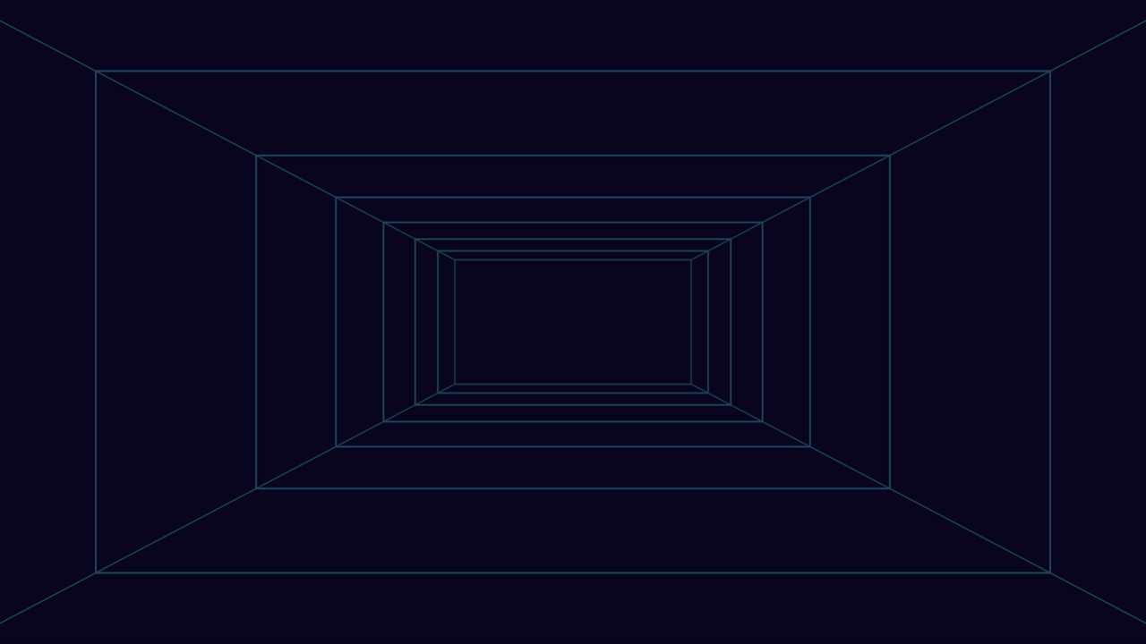 This black and white image features a grid with a central square, exuding symmetry and clarity. The sparse structure conveys a minimalist aesthetic