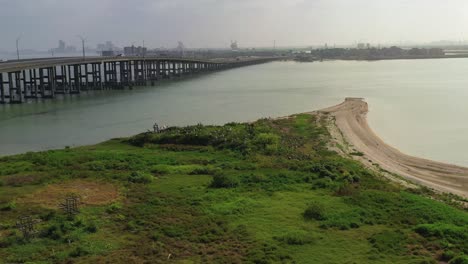 small island of birds on nueces bay texas